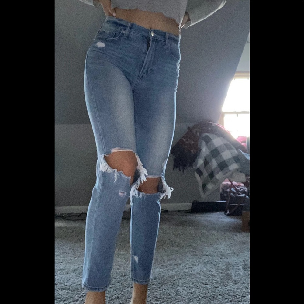 American Eagle mom jeans size 0 25